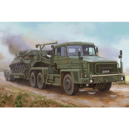 HOBBY BOSS 85527 - Scammel Commander z naczepą Fruehauf 62t - 1:35