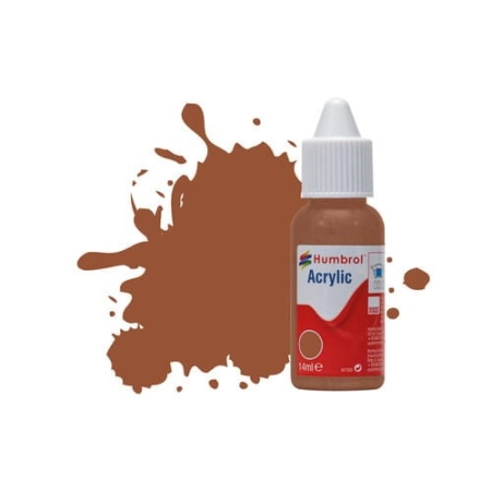 HUMBROL DB0070 - Farba akrylowa 14 ml - 070 Brick Red - Matt