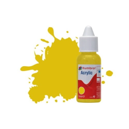 HUMBROL DB0081 - Farba akrylowa 14 ml - 081 Pale Yellow - Matt