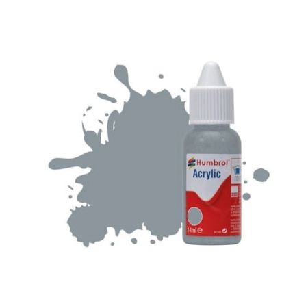 HUMBROL DB0087 - Farba akrylowa 14 ml - 087 Steel Grey - Matt