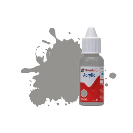HUMBROL DB0126 - Farba akrylowa 14 ml - 126 US Medium Grey - Matt