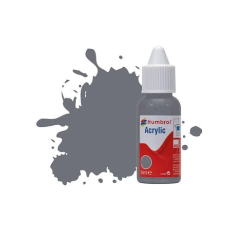 HUMBROL DB0145 - Farba akrylowa 14 ml - 145 Medium Grey - Matt