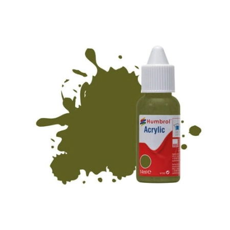 HUMBROL DB0150 - Farba akrylowa 14 ml - 150 Forest Green - Matt