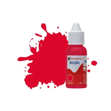 HUMBROL DB0238 - Farba akrylowa 14 ml - 238 Red Arrow - Gloss