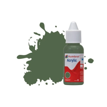 HUMBROL DB0252 - Farba akrylowa 14 ml - 252 RLM 82 Olivgrun - Matt