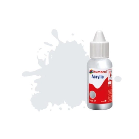HUMBROL DB0191 - Farba akrylowa 14 ml - 191 Chrome Silver - Metallic