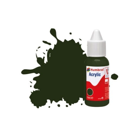 HUMBROL DB0163 - Farba akrylowa 14 ml - 163 Dark Green - Satin