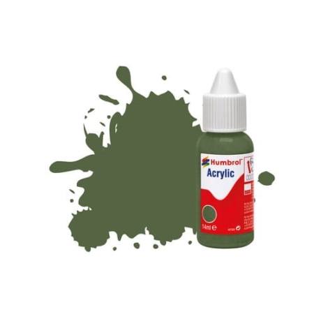 HUMBROL DB0117 - Farba akrylowa 14 ml - 117 US Light Green - Matt