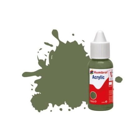 HUMBROL DB0102 - Farba akrylowa 14 ml - 102 Army Green - Matt
