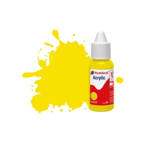 HUMBROL DB0099 - Farba akrylowa 14 ml - 099 Lemon - Matt