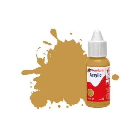 HUMBROL DB0093 - Farba akrylowa 14 ml - 093 Desert Yellow