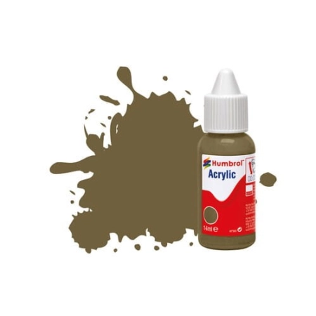 HUMBROL DB0086 - Farba akrylowa 14 ml - 086 Olive Green - Matt