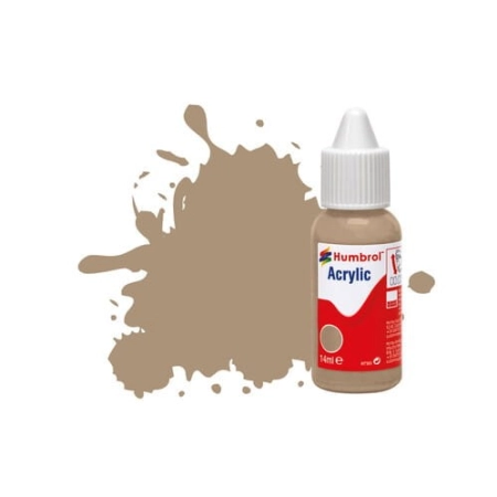 HUMBROL DB0072 - Farba akrylowa 14 ml - 072 Khaki Drill - Matt