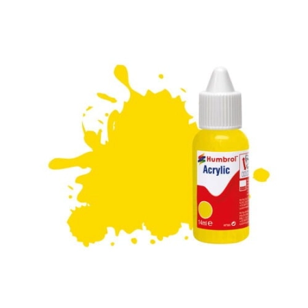 HUMBROL DB0069 - Farba akrylowa 14 ml - 069 Yellow - Gloss