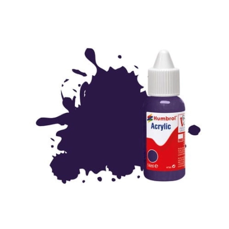 HUMBROL DB0068 - Farba akrylowa 14 ml - 068 Purple Gloss