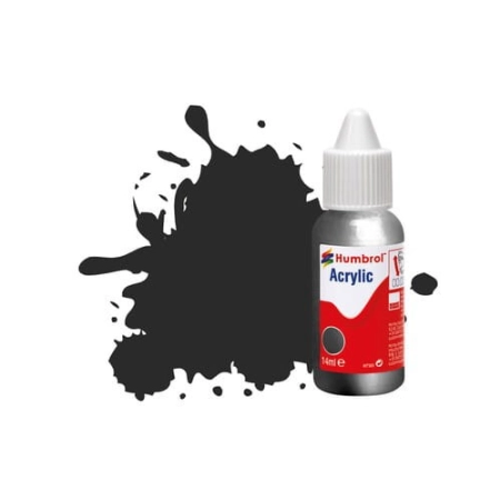 HUMBROL DB0053 -  Farba akrylowa 14 ml - 053 Gunmetal - Metallic