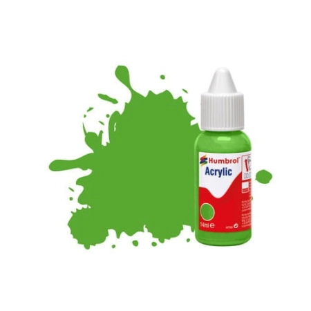HUMBROL DB0037 - Farba akrylowa 14 ml - 037 Bright Green - Matt