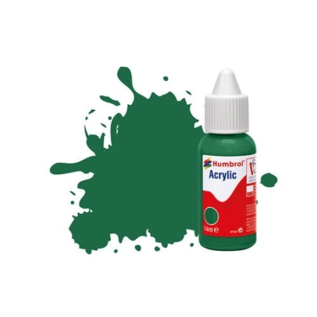 HUMBROL DB0030 - Farba akrylowa 14 ml - 030 Dark Green - Matt