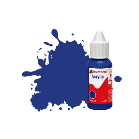 HUMBROL DB0025 - Farba akrylowa 14 ml - 025 Blue - Matt