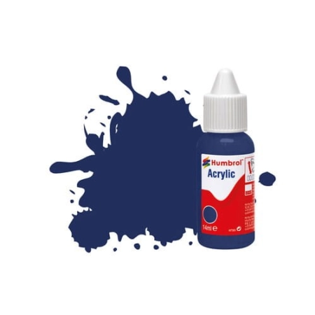 HUMBROL DB0015 - Farba akrylowa 14 ml - 015 Midnight Blue - Gloss