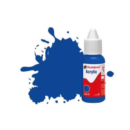 HUMBROL DB0014 - Farba akrylowa 14 ml - 014 French Blue - Gloss