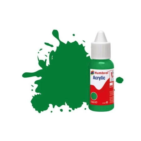 HUMBROL DB0002 - Farba akrylowa 14 ml - 002 Emerald Green - Gloss