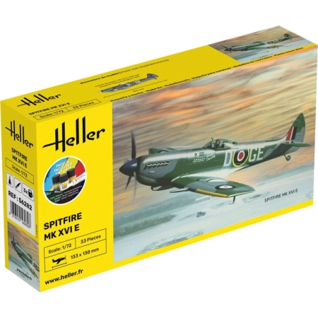 Heller 56282 - Starter Set - Spitfire MK XVI - 1:72