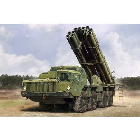 HOBBY BOSS 82940 - Wyrzutnia 9A52-2 Smerch-M z pociskiem RSZO 9k58 Smerch MRLS - 1:72