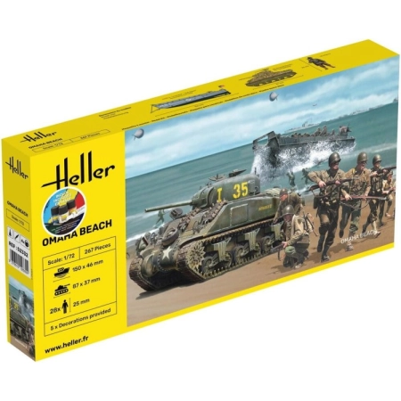 Heller 52332 - Starter Set - Omaha Beach - 1:72