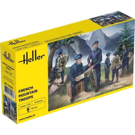 Heller 81223 - Figurki - French Mountain Troops - 1:35