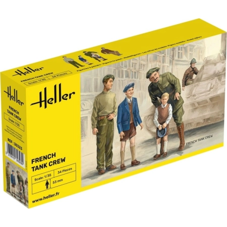 Heller 30323 - Francuska załoga czołgu