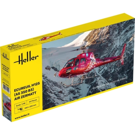Heller 80490 - Eurocopter AS350 B3 Écureuil H125 Air Zermatt - 1:48