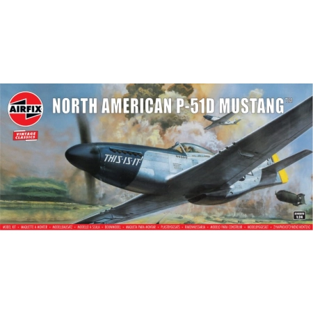 AIRFIX A14001V - North American P-51D Mustang - 1:24