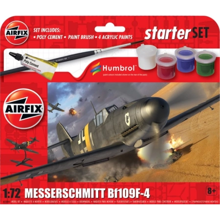 AIRFIX A55014 - Starter Set - Messerschmitt Bf109F-4  - 1:72