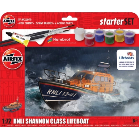 AIRFIX A55015 - Starter Set - RNLI Shannon Class Lifeboat - 1:72