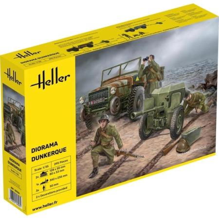 Heller 30326 - Diorama Dunkerque - 1:35