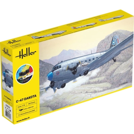 Heller 35372 - Starter Set - Douglas C-47 Dakota - 1:72