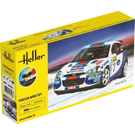 Heller 56196 - Starter Set - Ford Focus WRC 2001 - 1:43