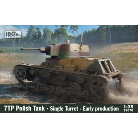 IBG 35070 - 7TP polski czołg lekki (wer. wczesna, jednowieżowa) - 1:35