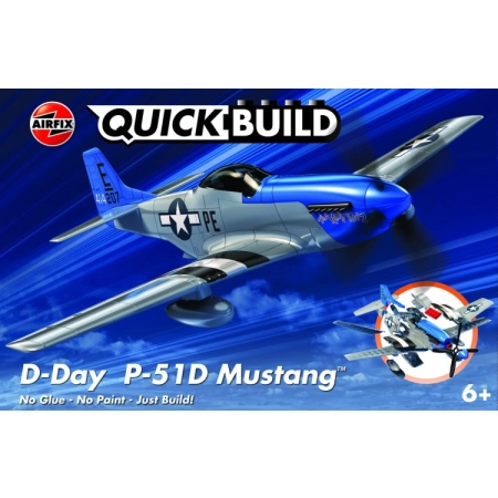 AIRFIX J6046 - Klocki - D-Day Mustang