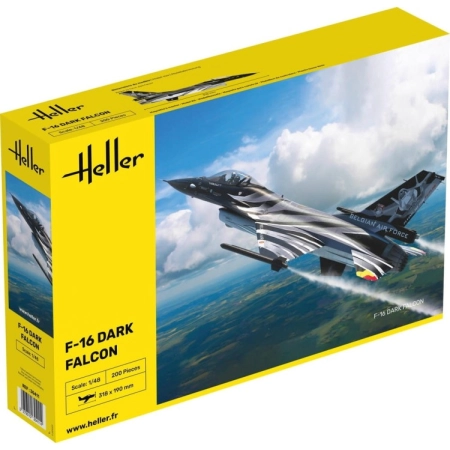 Heller 30411 - F-16 Belgian Air Force Dark Falcon - 1:48