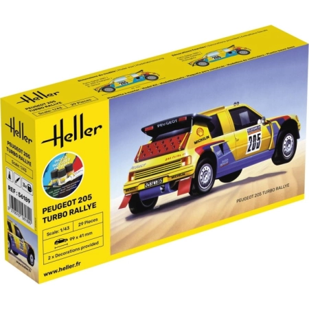 Heller 56189 - Starter Set - Peugeot 205 Turbo Rally - 1:43