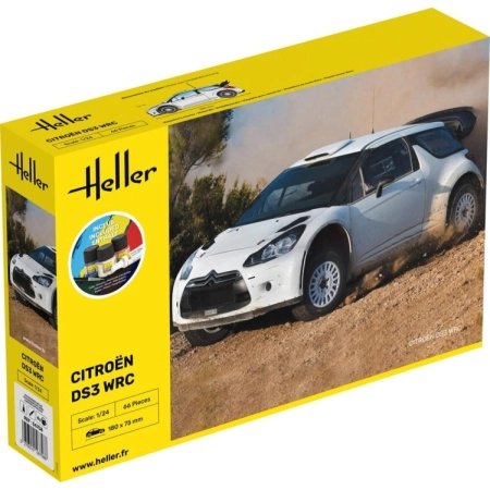 Heller 56758 - Starter Set - Citroen DS3 WRC - 1:24