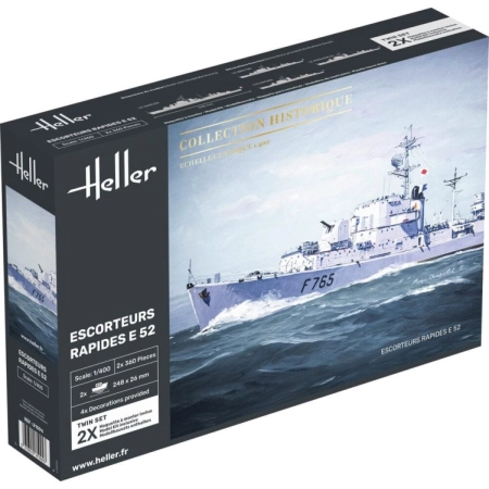 Heller 81094 - 2 modele fregat E52 - 1:400