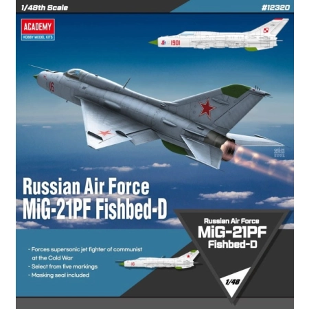 Academy 12320 - MIG-21PF (Polskie Malowanie) - 1:48
