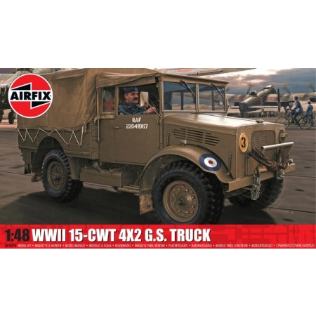 AIRFIX A03313A - WWII RAF 15-cwt 4 x 2 G.S. Truck - 1:48 (Nowość 2025)