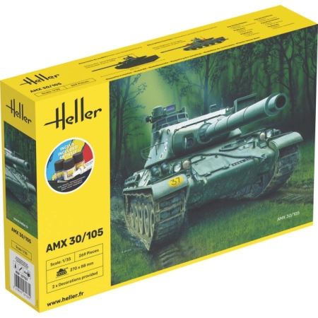 Heller 57137 - Starter Set - AMX30/105 - 1:35
