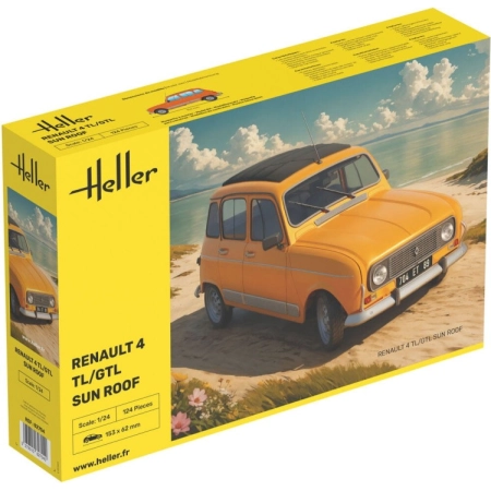 Heller 82704 - Renault 4 TL/GTL Sun Roof - 1:24