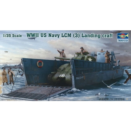TRUMPETER 00347 - WWII US NAVY LCM (3) - 1:35