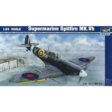 TRUMPETER 02403 - Supermarine Spitfire Mk. Vb (polskie malowanie) - 1:24